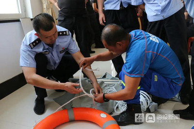 临港公安分局 筑牢汛期安全防线，开展应急救援设备专项培训